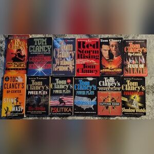 Tom Clancy Lot of 12 Paperback Books